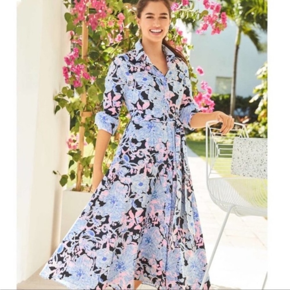 Lilly Pulitzer Mira Stretch Shirtdress